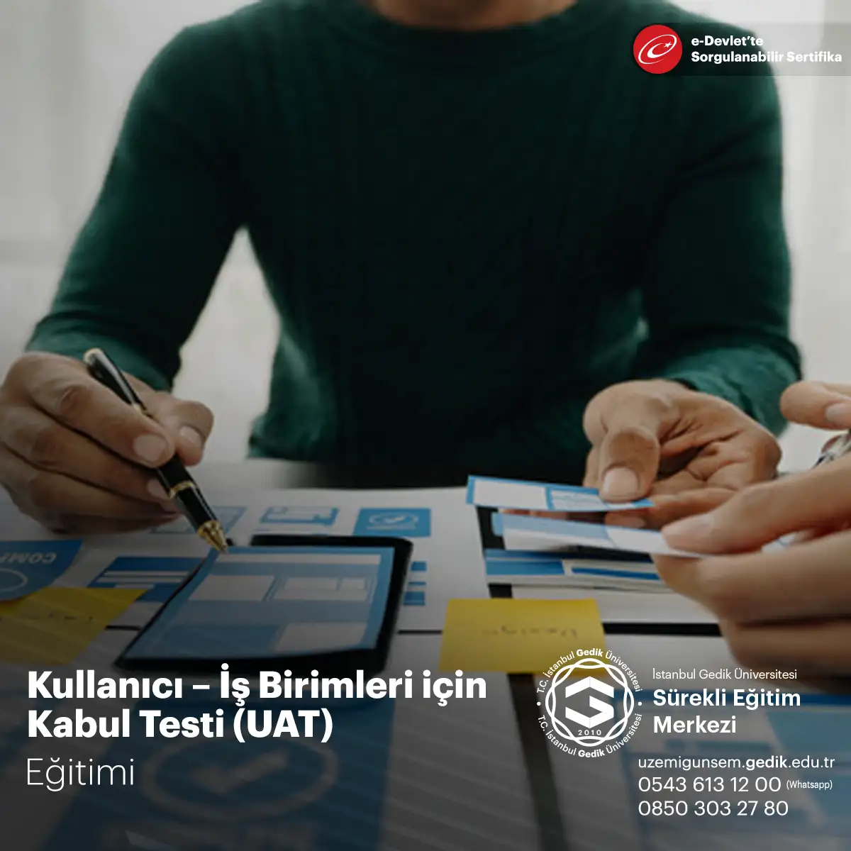 Kullanıcı – İş Birimleri için Kabul Testi (UAT) Eğitimi 
