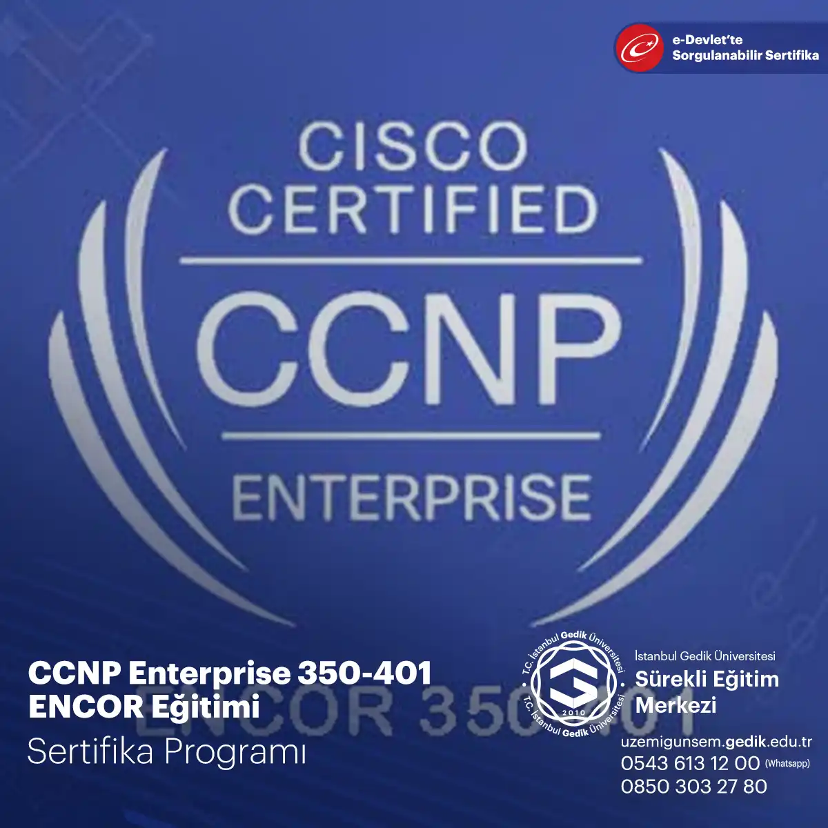 CCNP Enterprise 350-401 ENCOR Eğitimi 