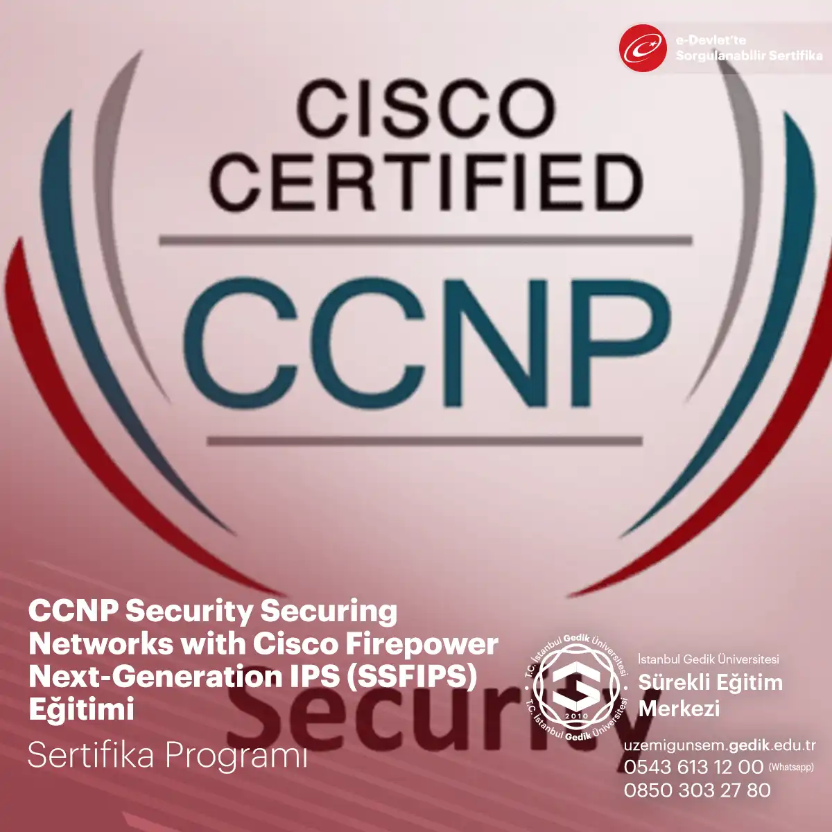 CCNP Security Securing Networks with Cisco Firepower Next-Generation IPS (SSFIPS) Eğitimi 