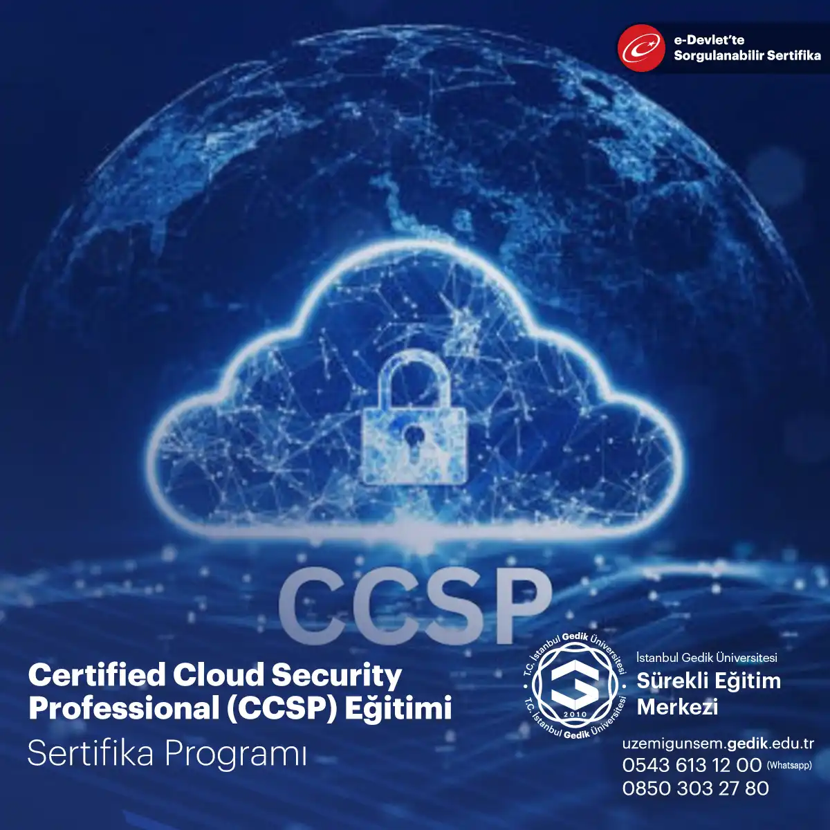 Certified Cloud Security Professional (CCSP) Eğitimi 