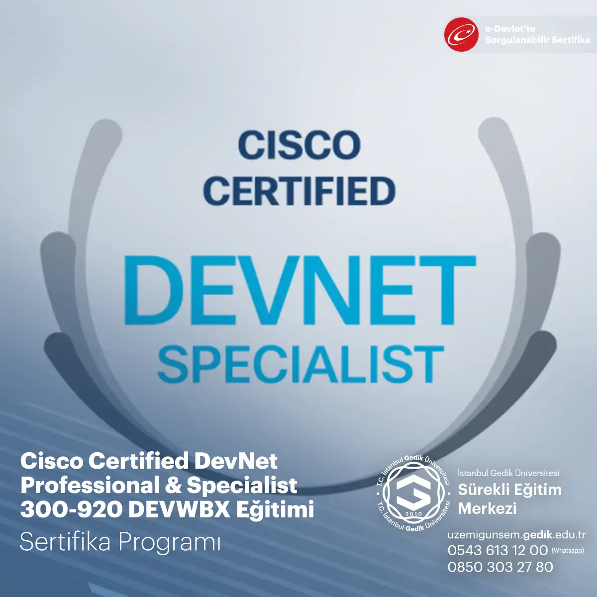 Cisco Certified DevNet Professional & Specialist 300-920 DEVWBX Eğitimi 