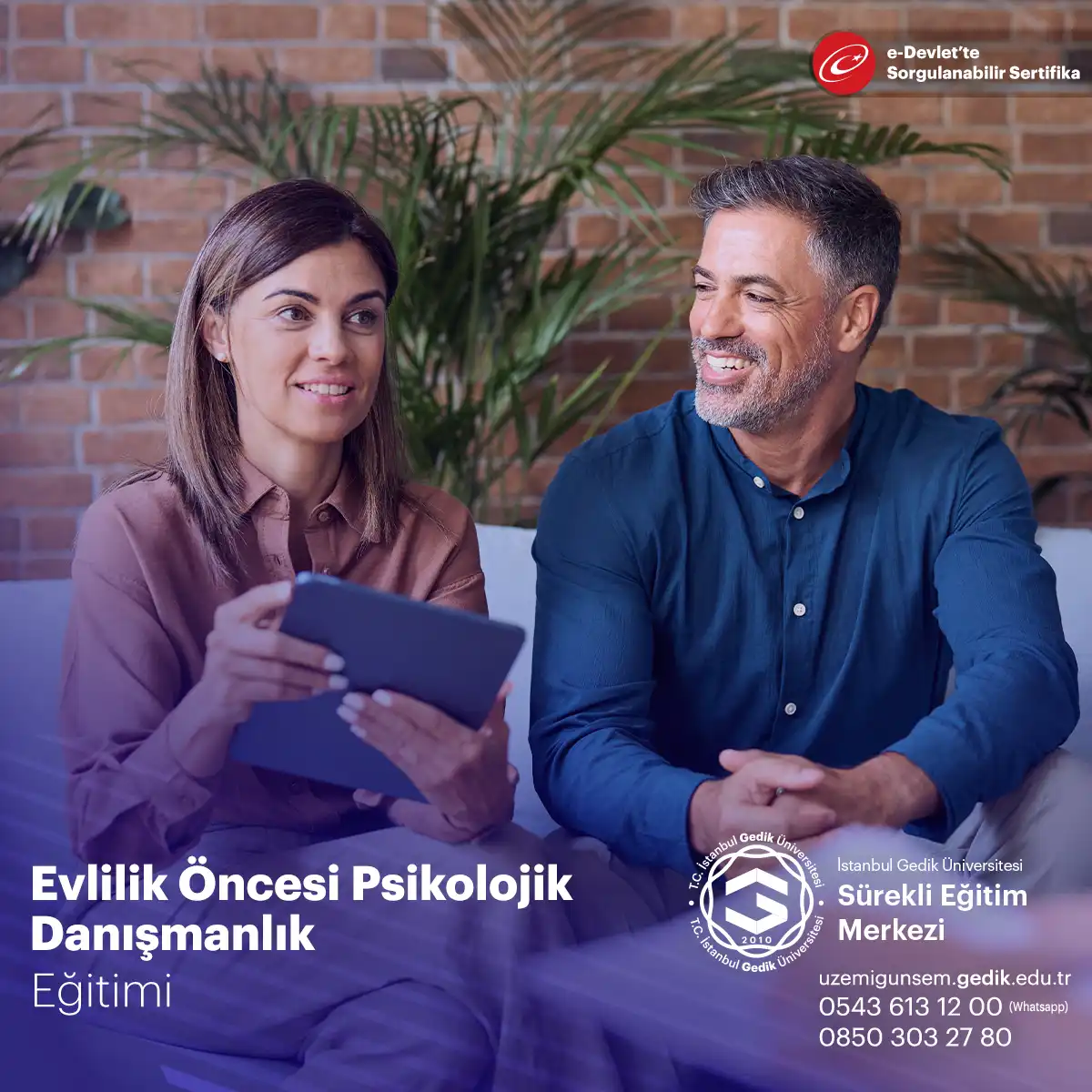 Evlilik Öncesi Psikolojik Danışmanlık Eğitimi Sertifika Programı