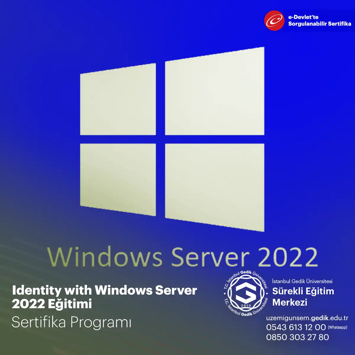 Identity with Windows Server 2022 Eğitimi 