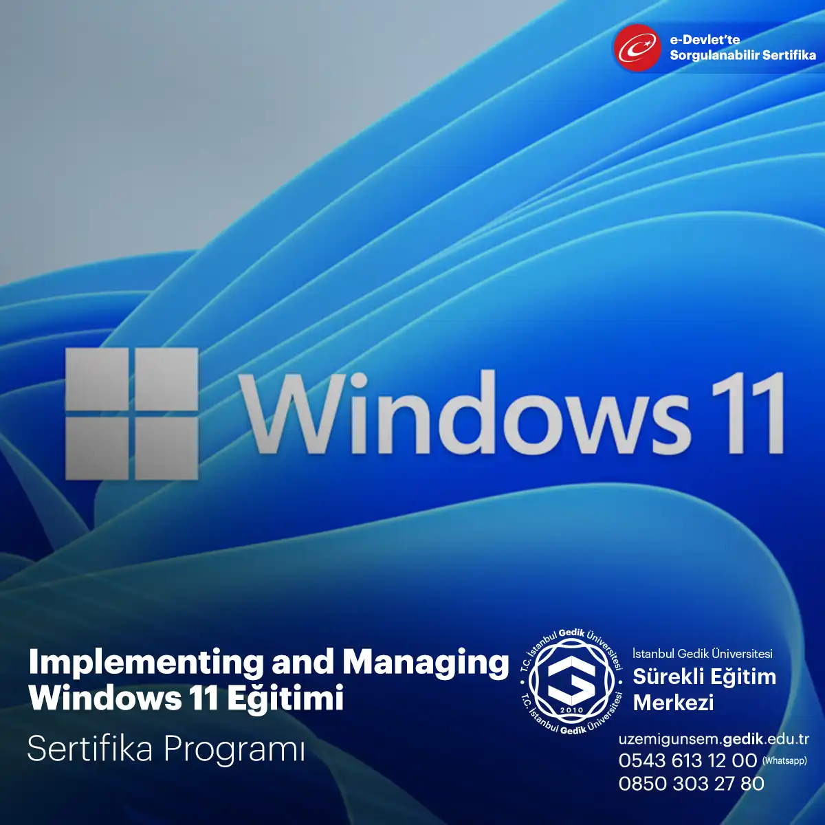 Implementing and Managing Windows 11 Eğitimi 