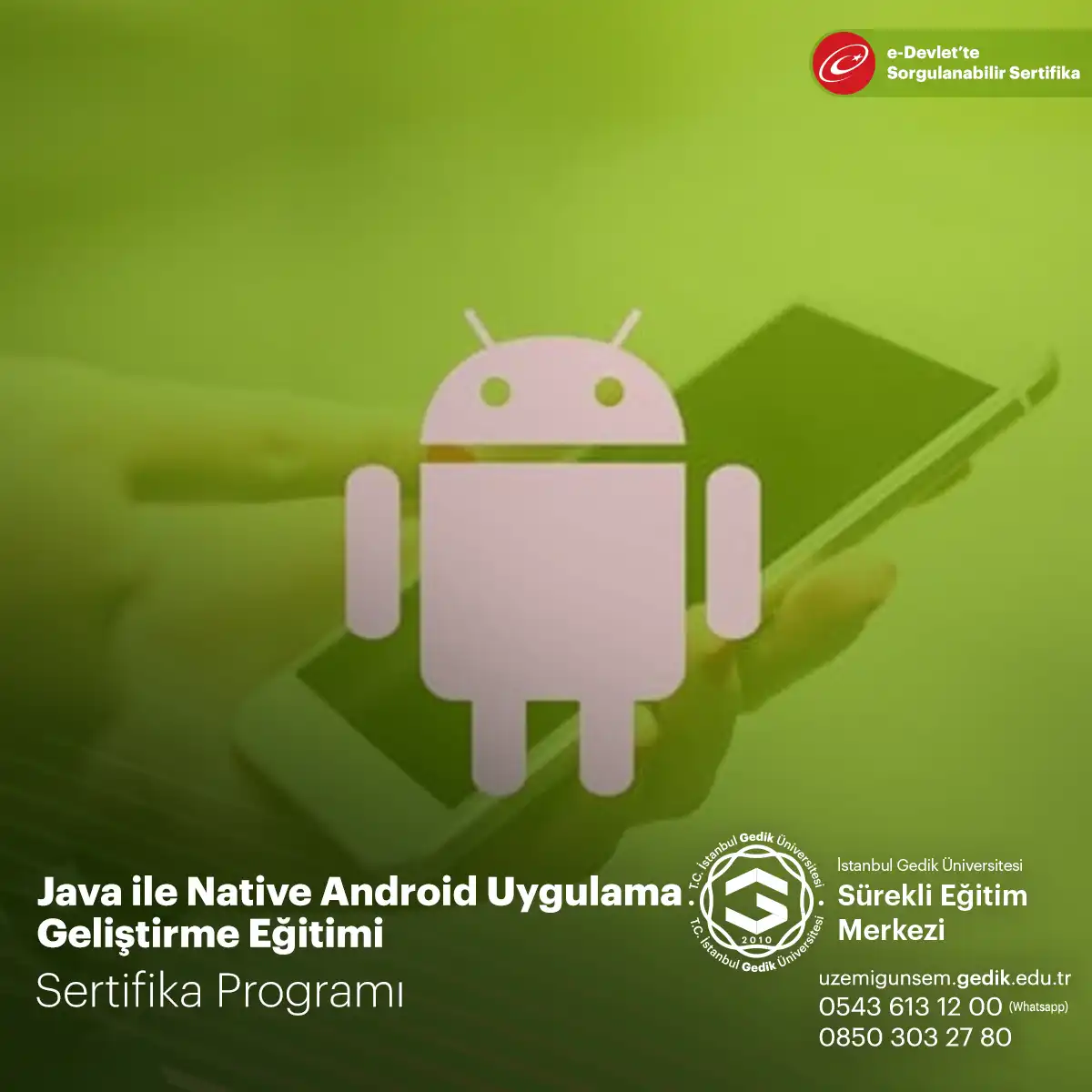 Java ile Native Android Uygulama Geliştirme Eğitimi 