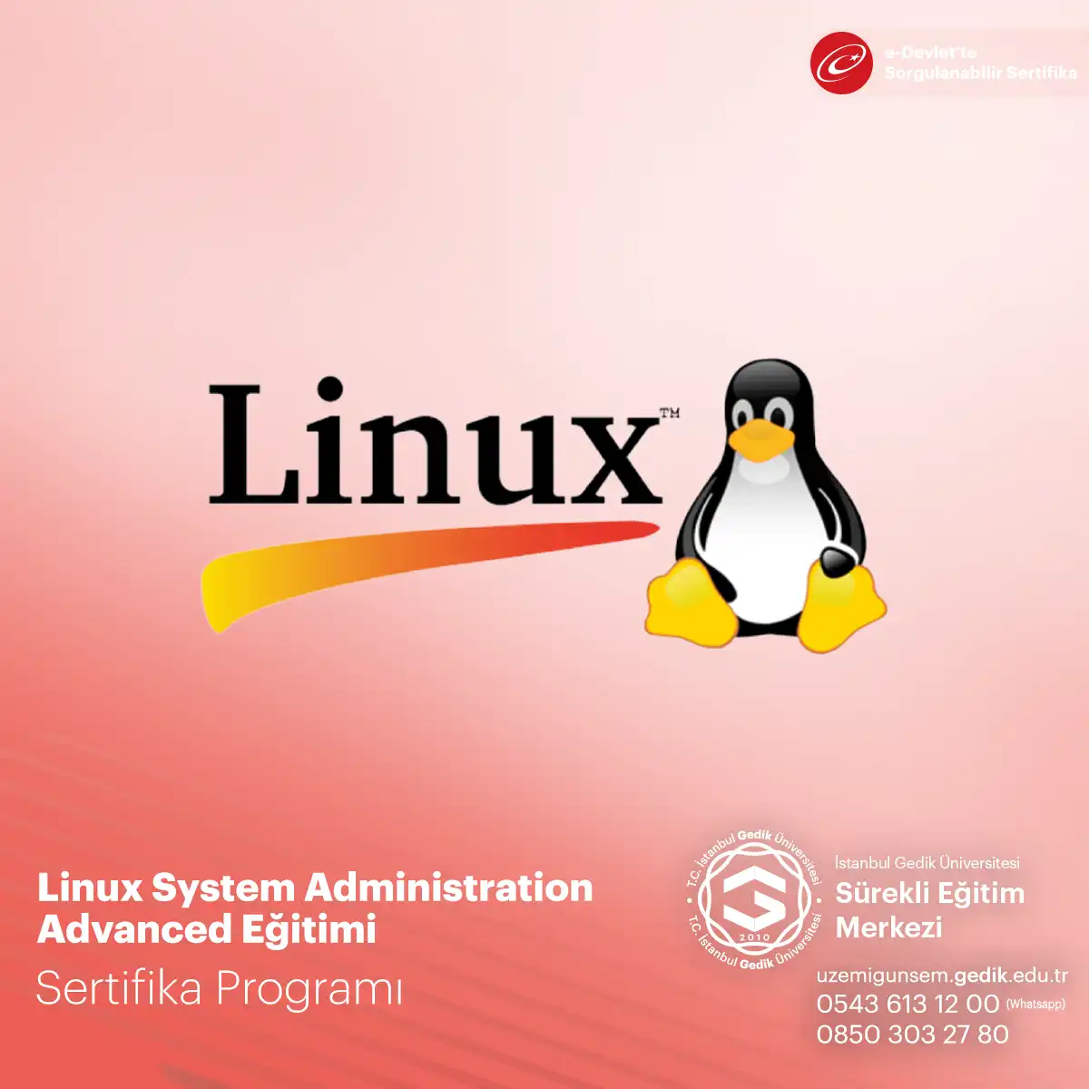 Linux System Administration Advanced Eğitimi 