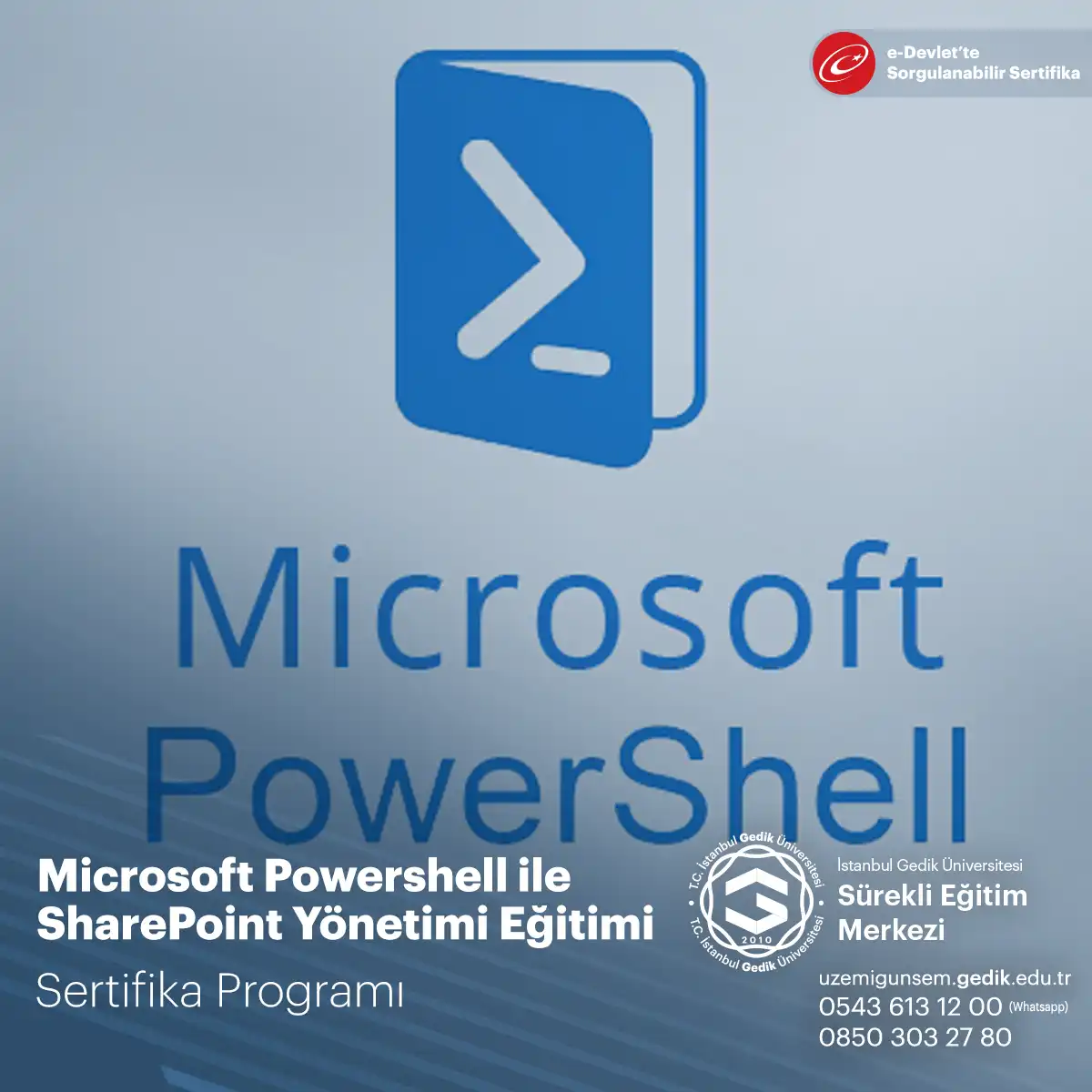Microsoft Powershell ile SharePoint Yönetimi Eğitimi 