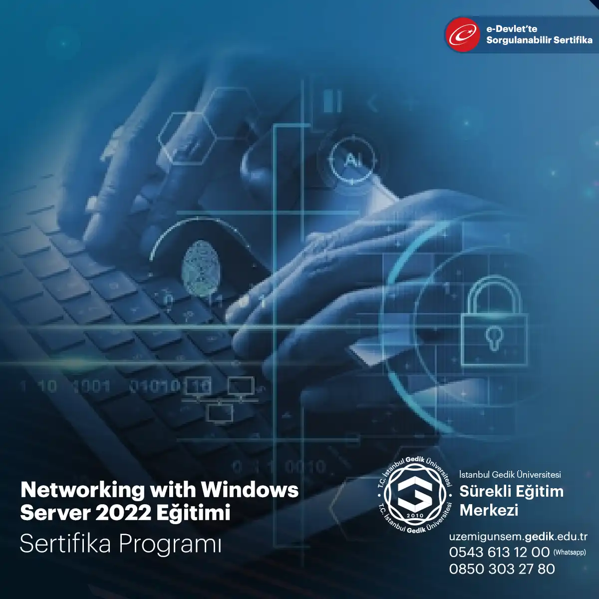 Networking with Windows Server 2022 Eğitimi 