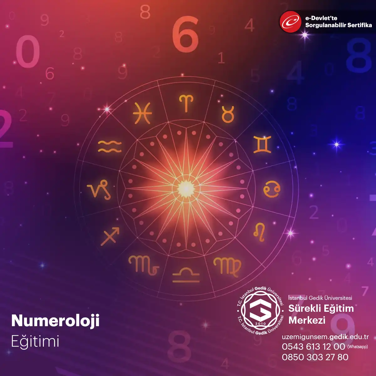 Numeroloji Eğitimi Sertifikası