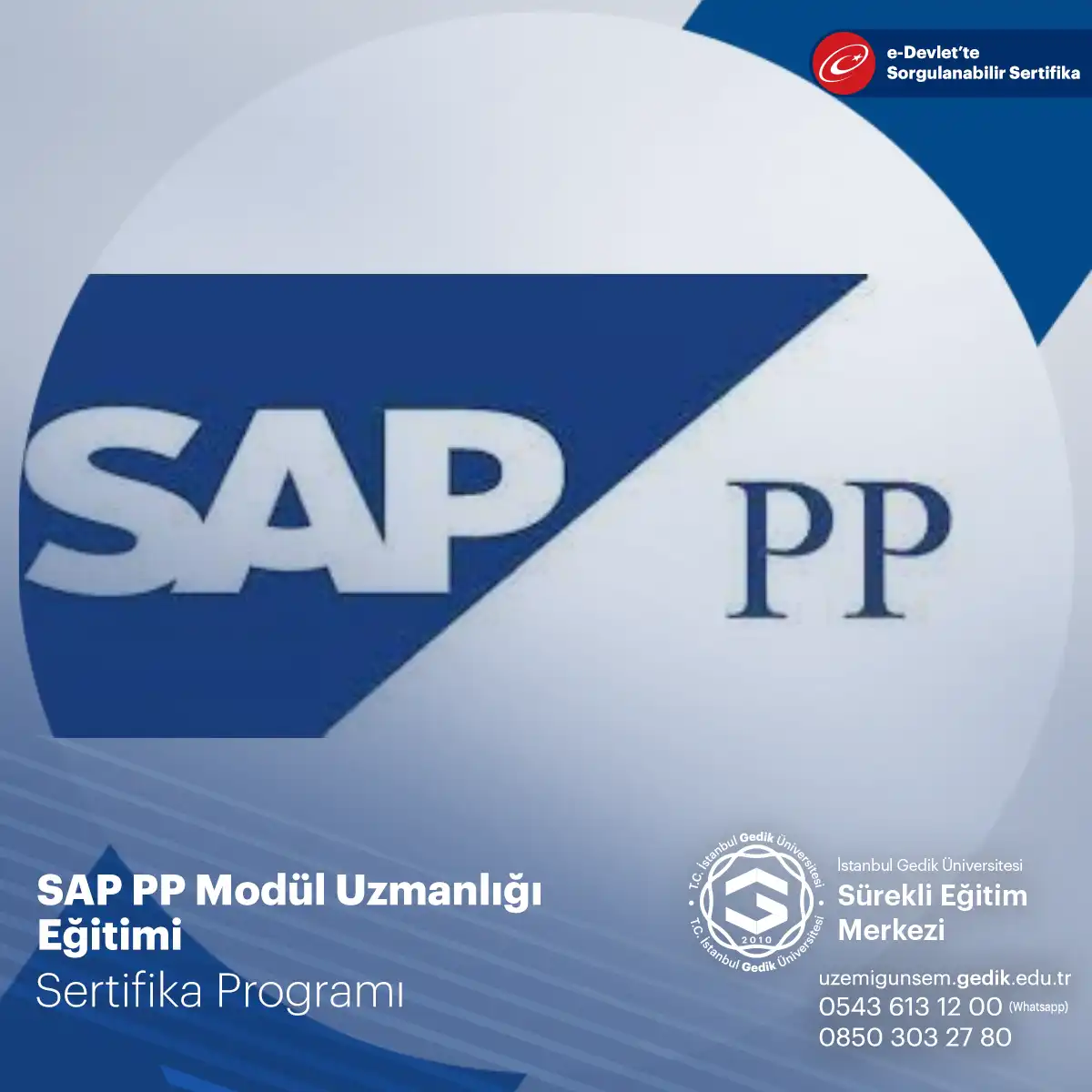 SAP PP Modül Uzmanlığı Eğitimi 