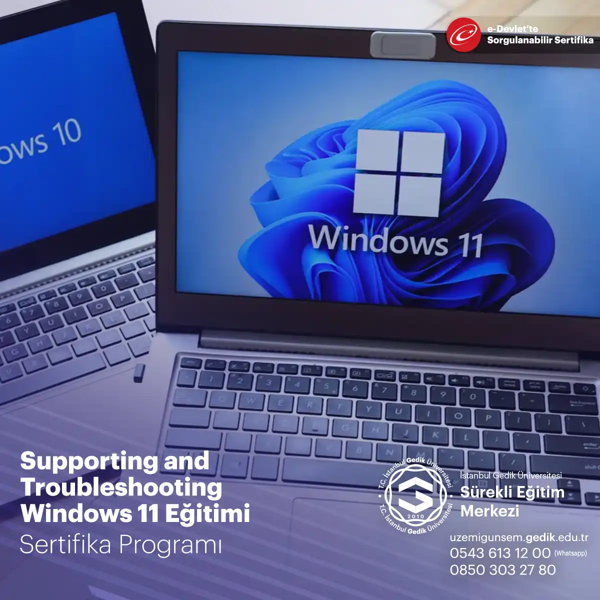 Supporting and Troubleshooting Windows 11 Eğitimi 