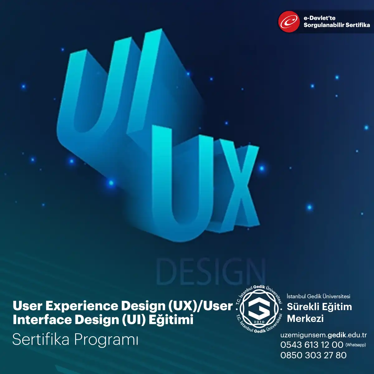 User Experience Design (UX)/User Interface Design (UI) Eğitimi 