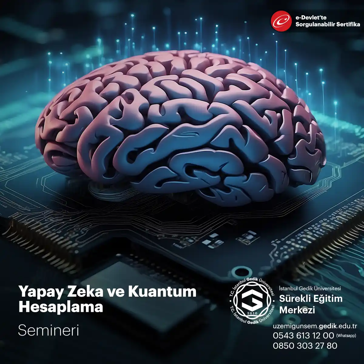 Yapay Zeka ve Kuantum Hesaplama Semineri