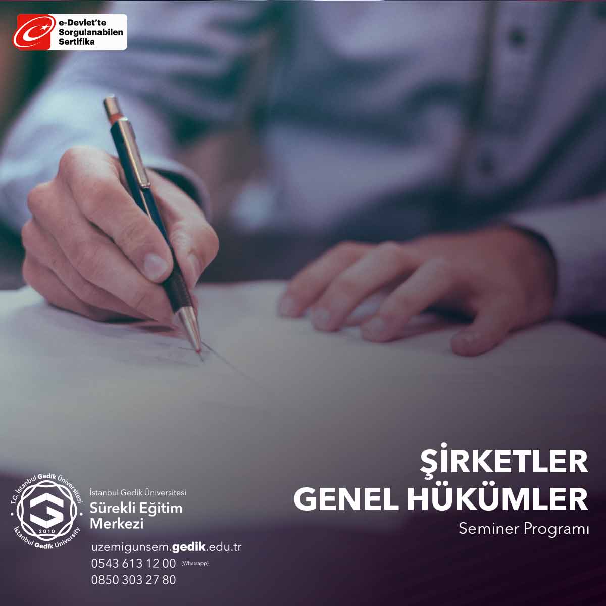 Şirketler Genel Hükümler Semineri
