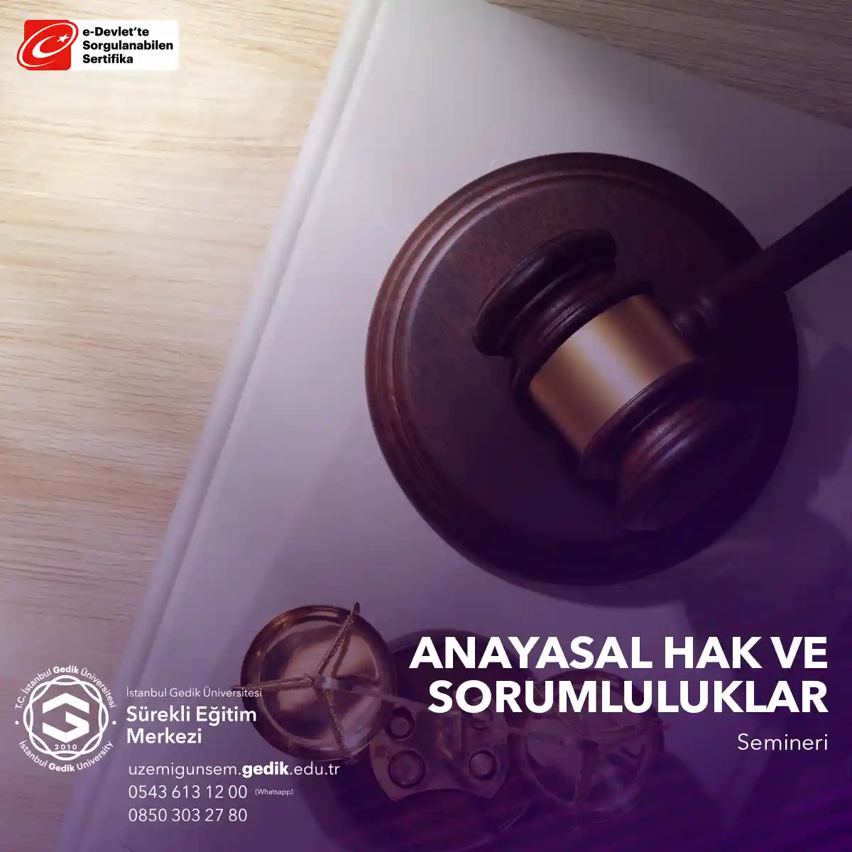 Anayasal Hak ve Sorumluluklar Semineri