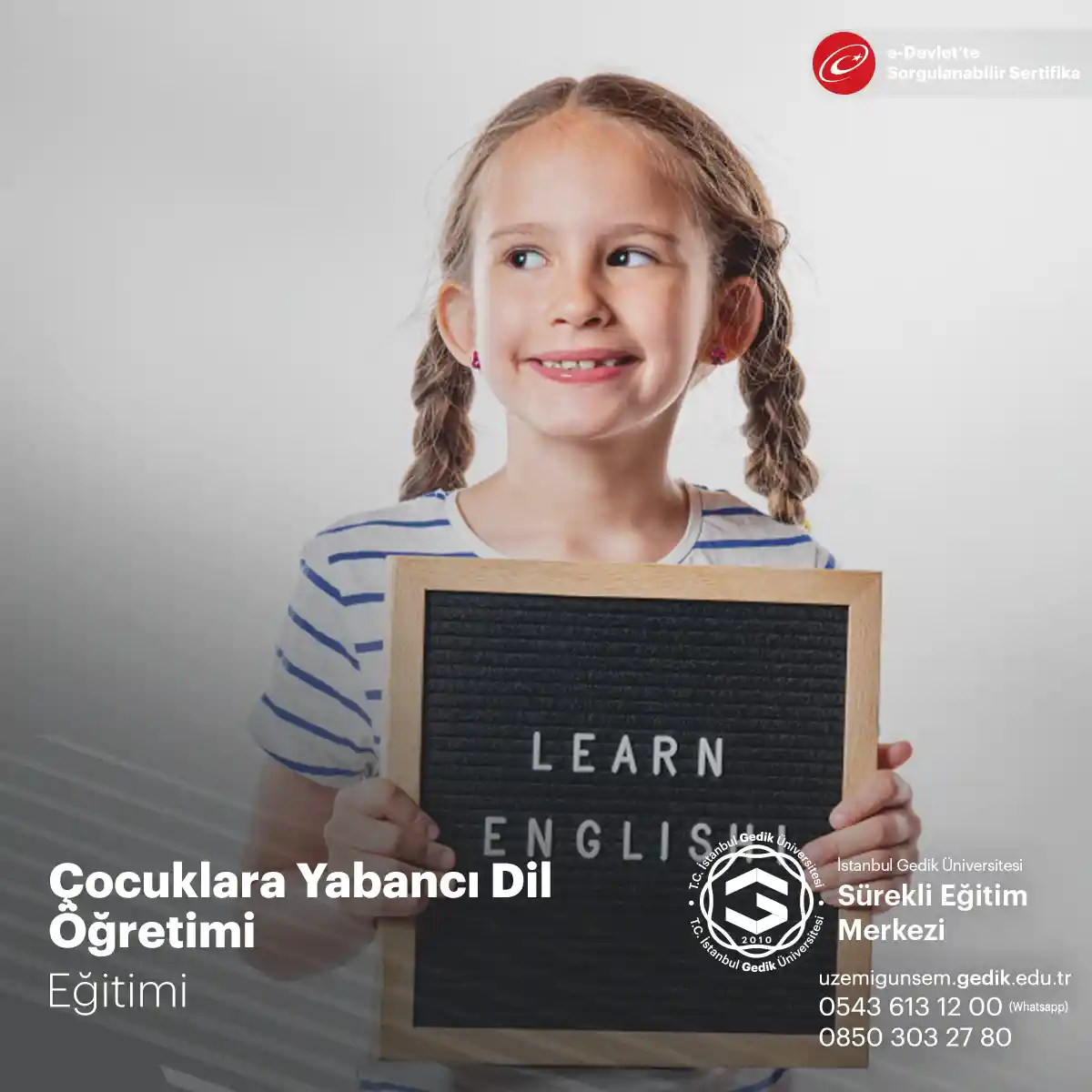 Çocuklara Yabancı Dil Öğretimi Eğitimi