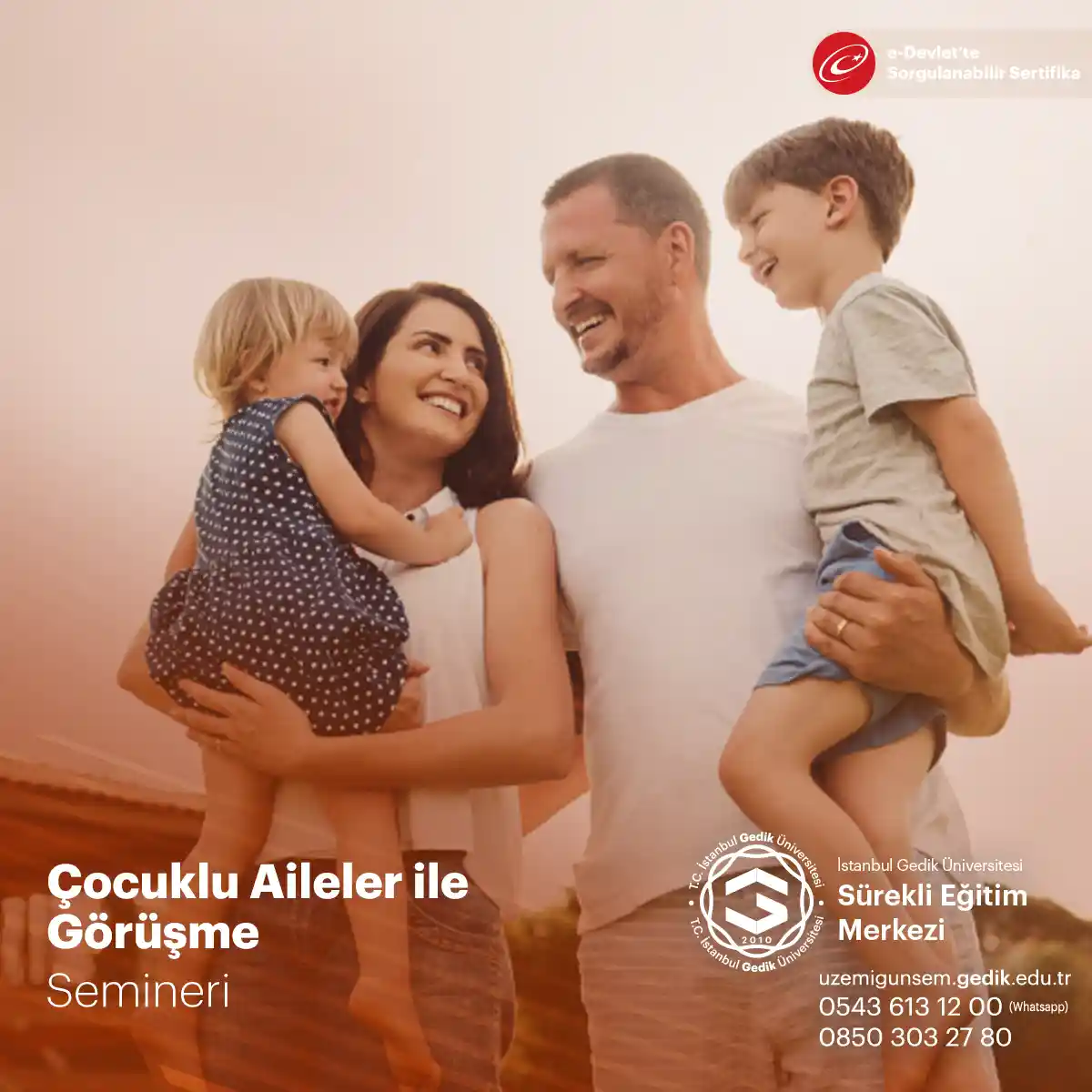 Çocuklu Aileler ile Görüşme Semineri
