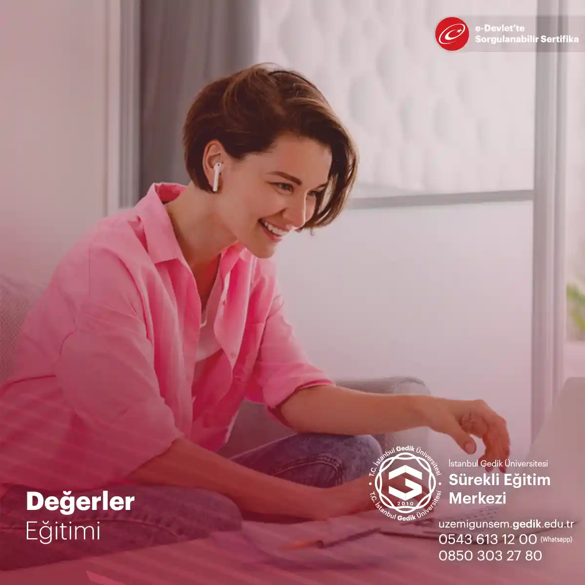 Değerler Eğitimi Sertifikalı Eğitim Programı (Uygulayıcı Belge)