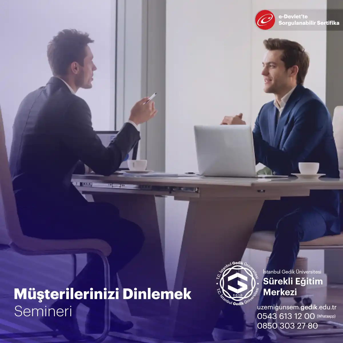 Müşterilerinizi Dinlemek Semineri