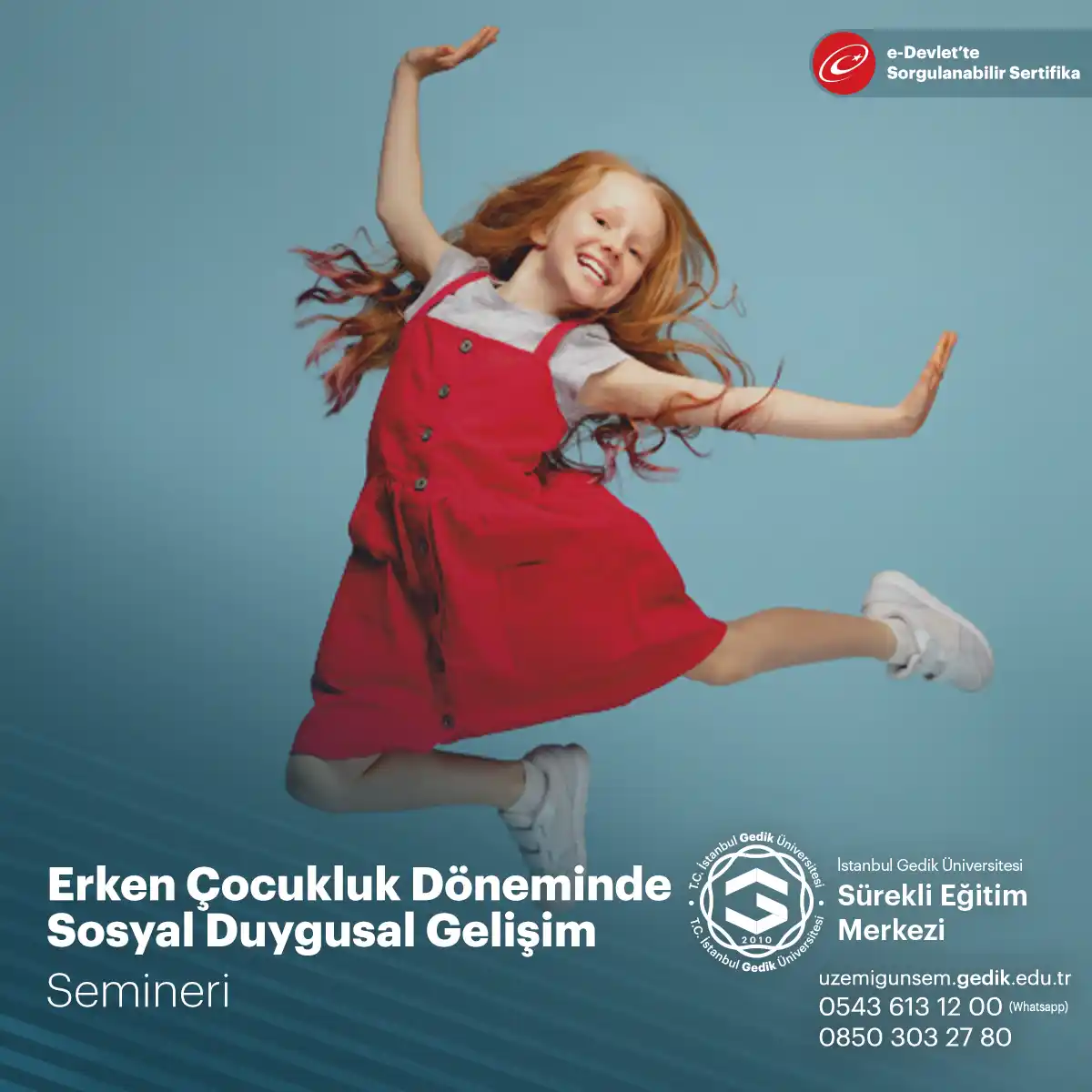 Erken Çocukluk Döneminde Sosyal Duygusal Gelişim Semineri