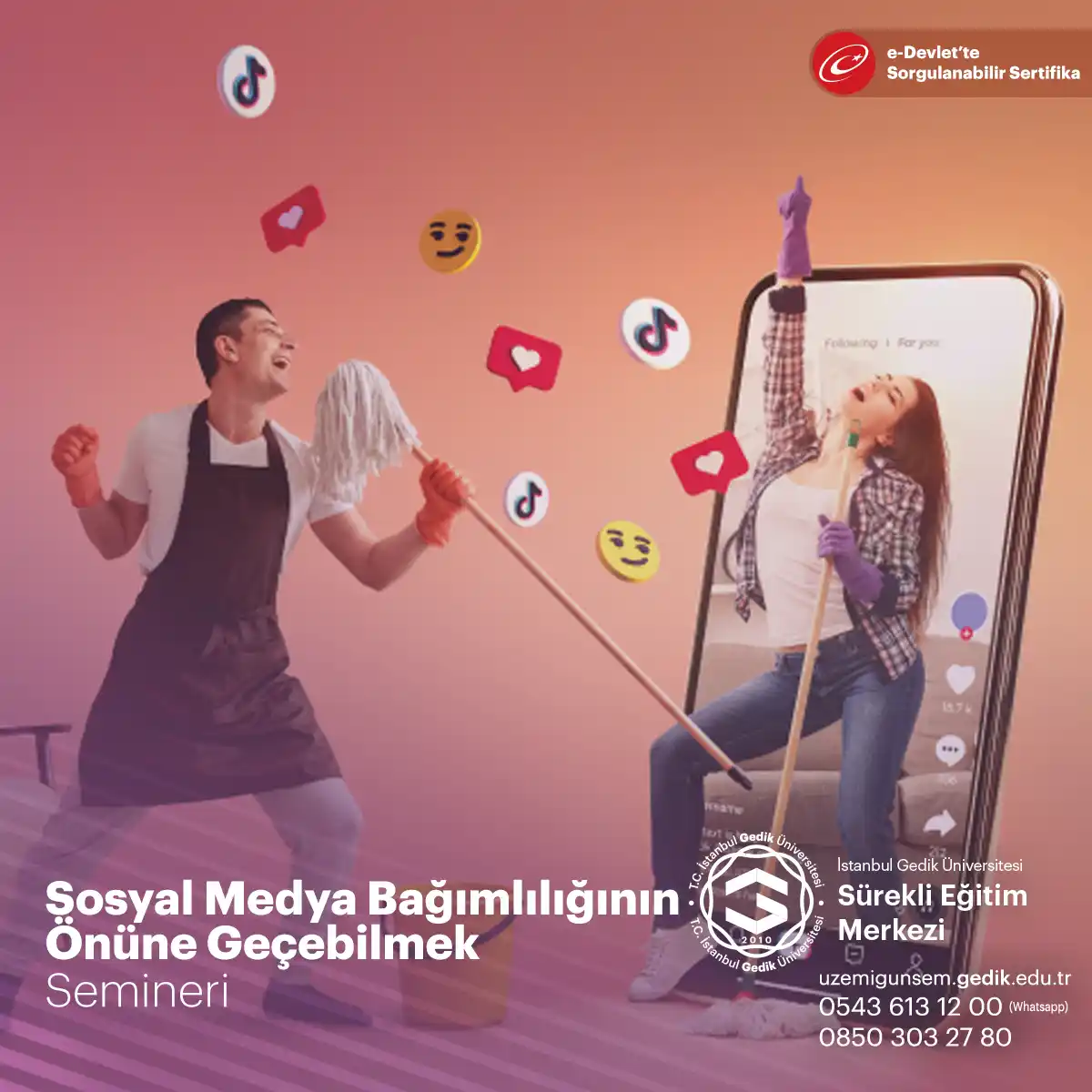 Sosyal Medya Bağımlılığının Önüne Geçebilmek Semineri