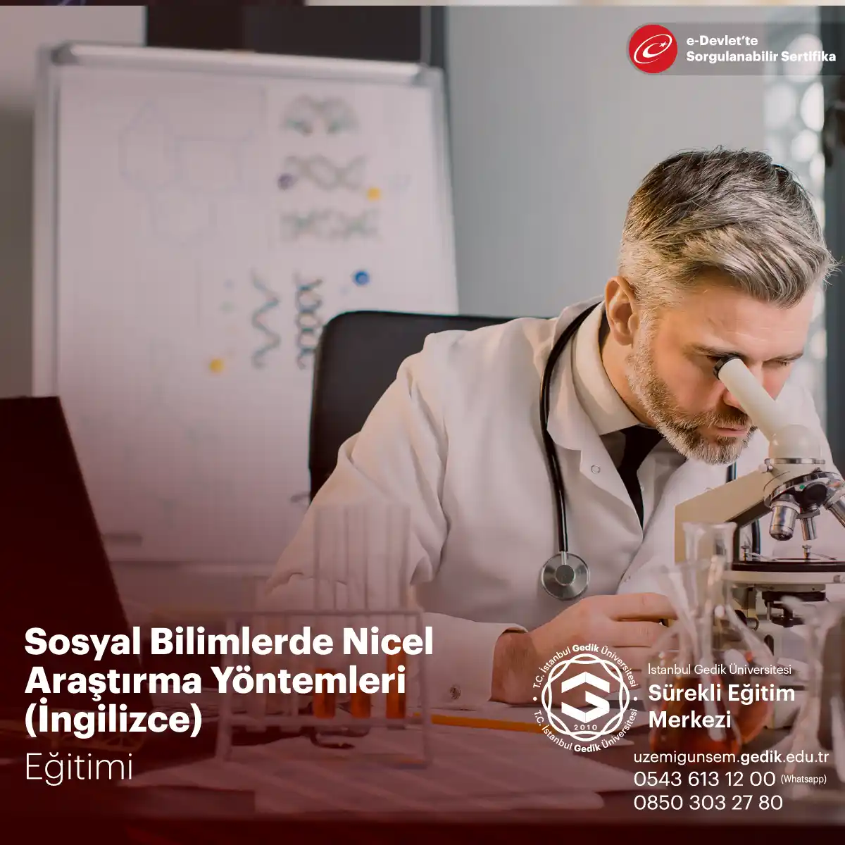 Sosyal Bilimlerde Nicel Araştırma Yöntemleri Eğitimi - İngilizce