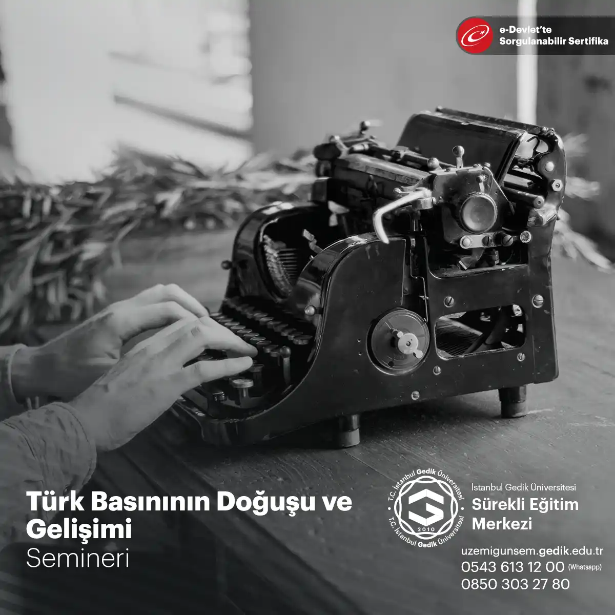 Türk Basınının Doğuşu Ve Gelişimi Semineri