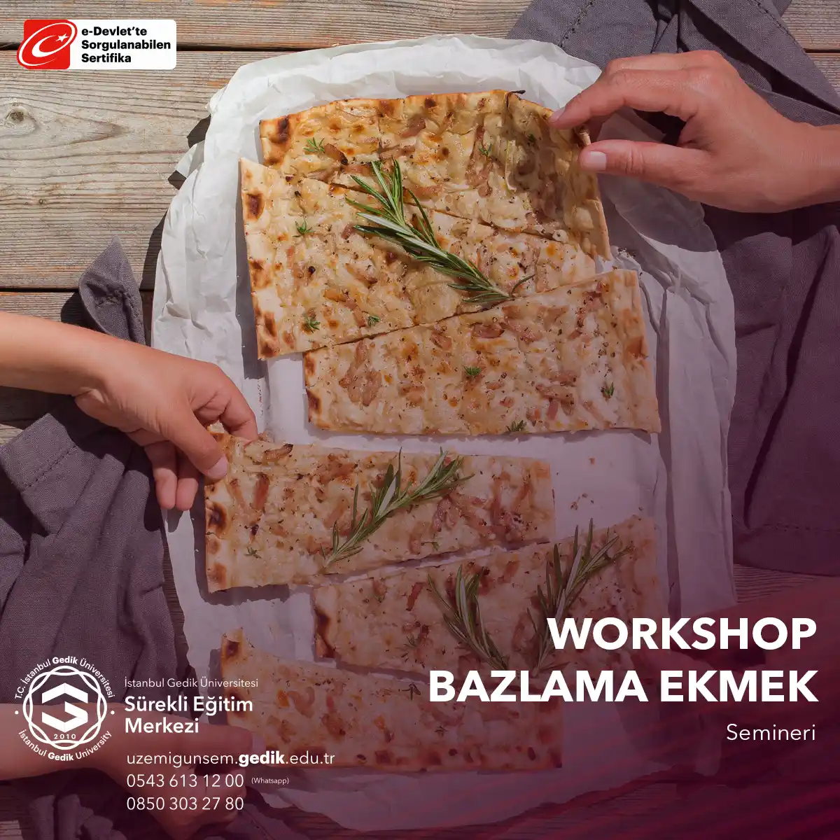 Bazlama Ekmek Yapımı Workshop Semineri