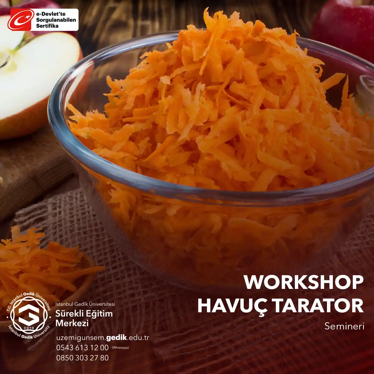 Workshop - Havuç Tarator