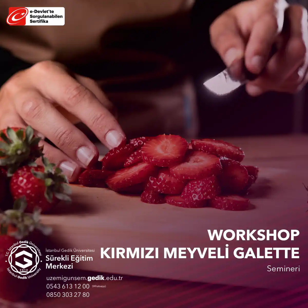 Workshop - Kırmızı Meyveli Galette