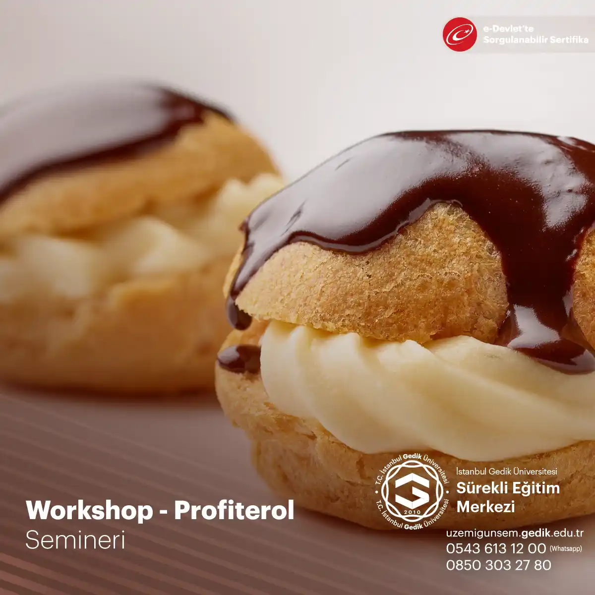 Profiterol Yapımı Workshop Semineri