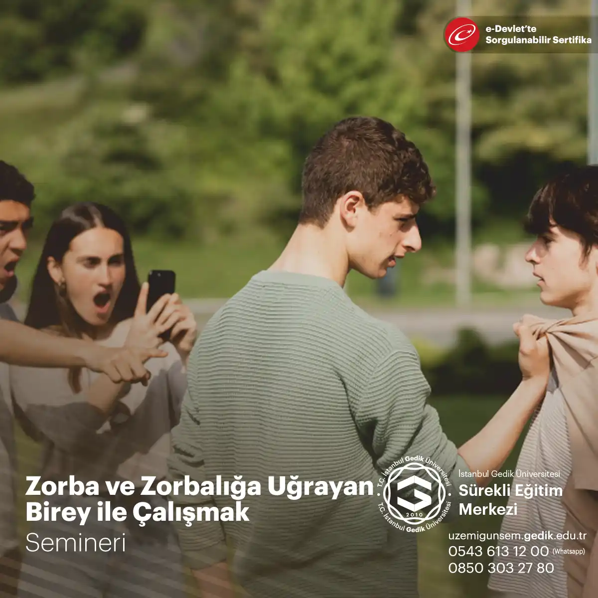 Zorba ve Zorbalığa Uğrayan Birey ile Çalışmak Semineri
