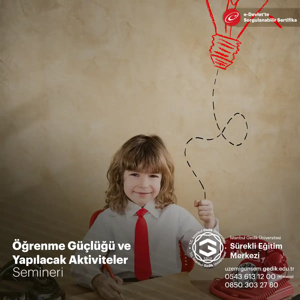 Öğrenme Güçlüğü ve Yapılacak Aktiviteler Semineri