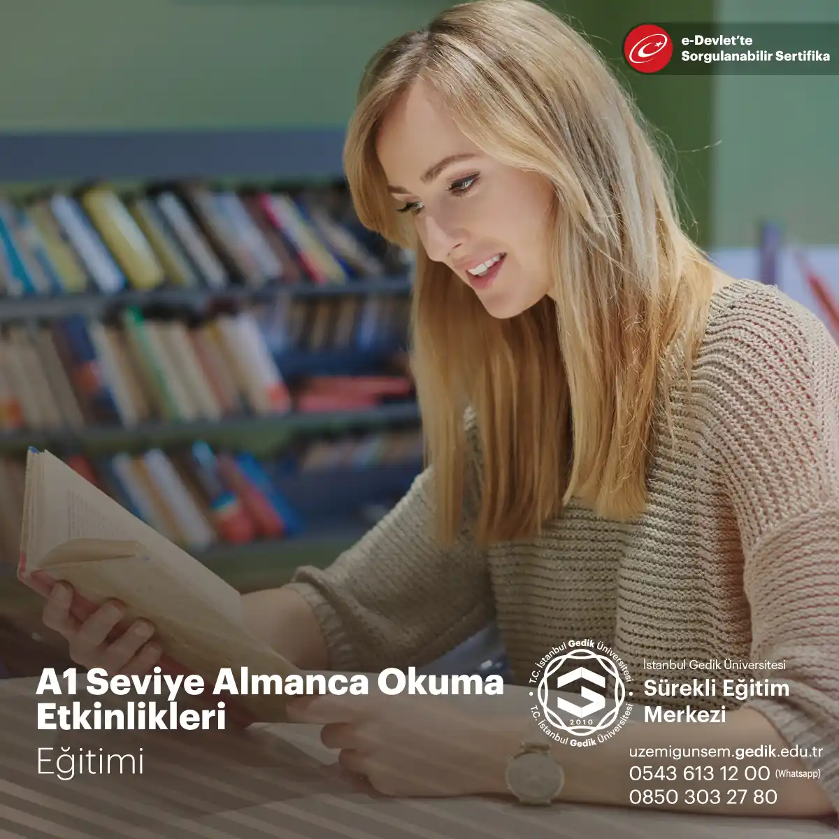 A1 Seviye Almanca Okuma Etkinlikleri Eğitimi