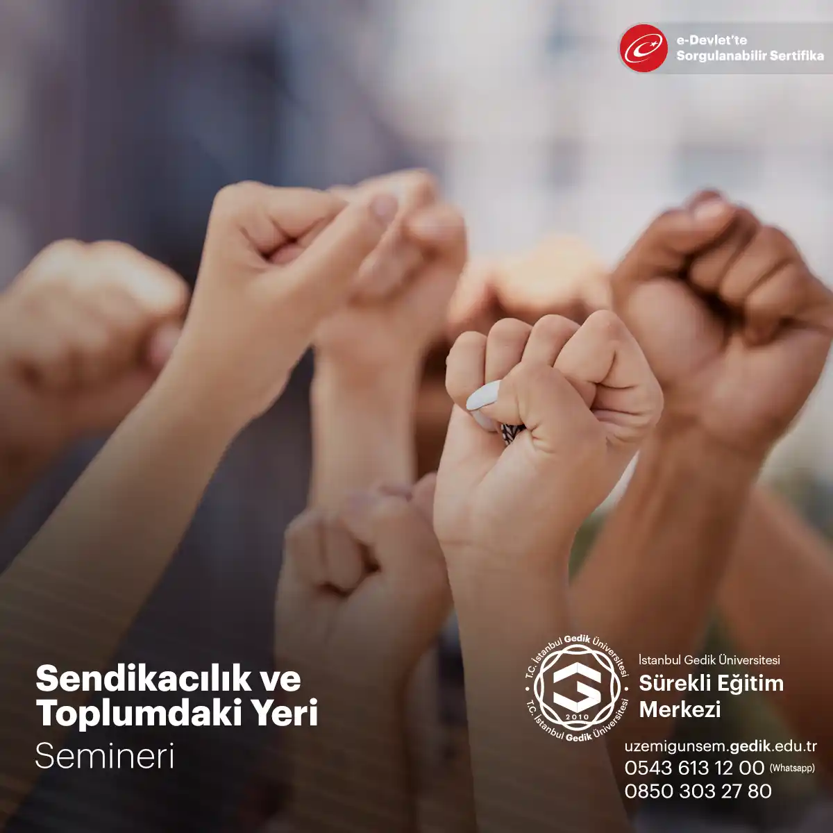 Sendikacılık ve Toplumdaki Yeri Semineri