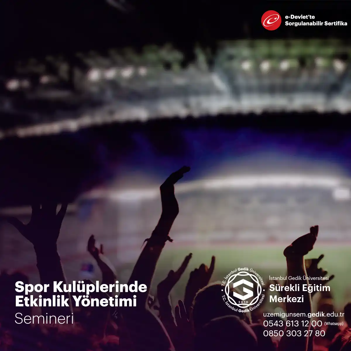 Spor Kulüplerinde Etkinlik Yönetimi Semineri