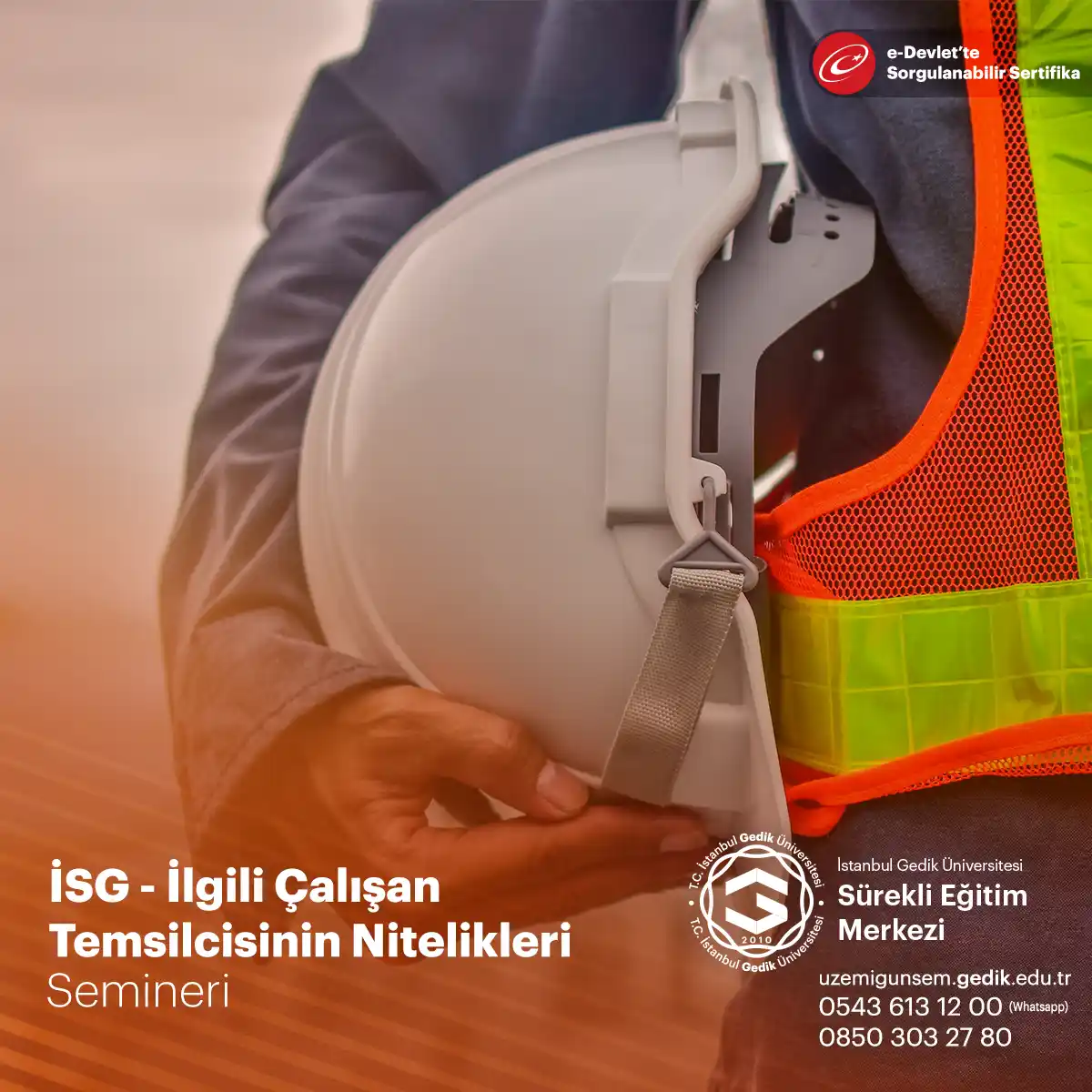 İSG - İlgili Çalışan Temsilcisinin Nitelikleri Semineri