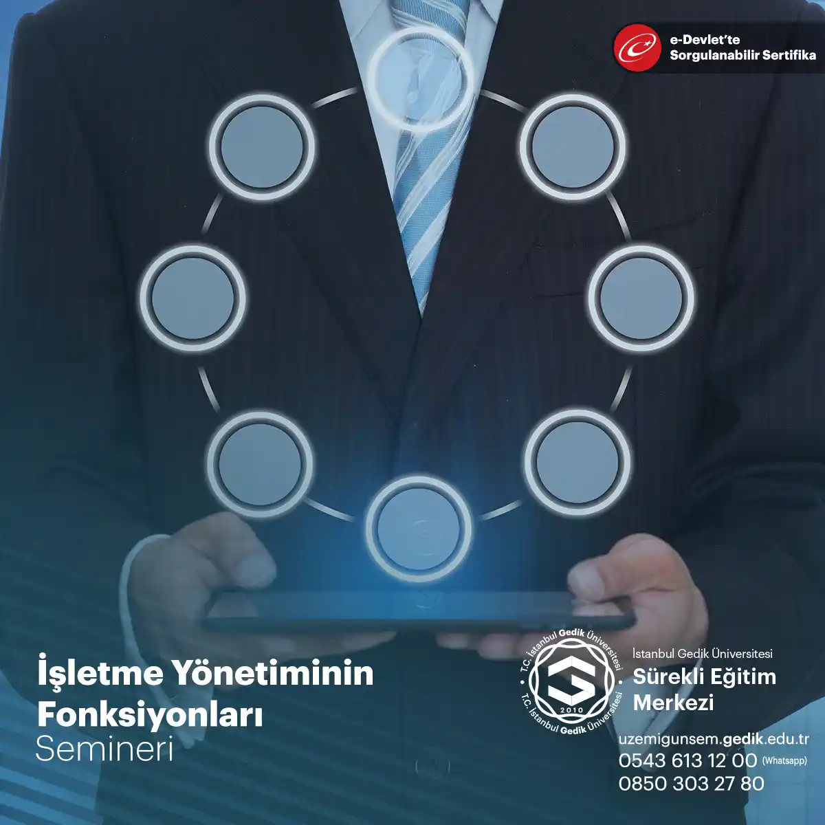 İşletme Yönetiminin Fonksiyonları Semineri
