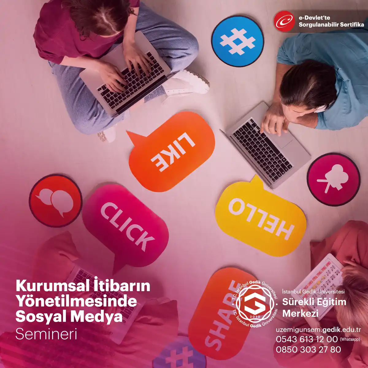 Kurumsal İtibarın Yönetilmesinde Sosyal Medya Semineri