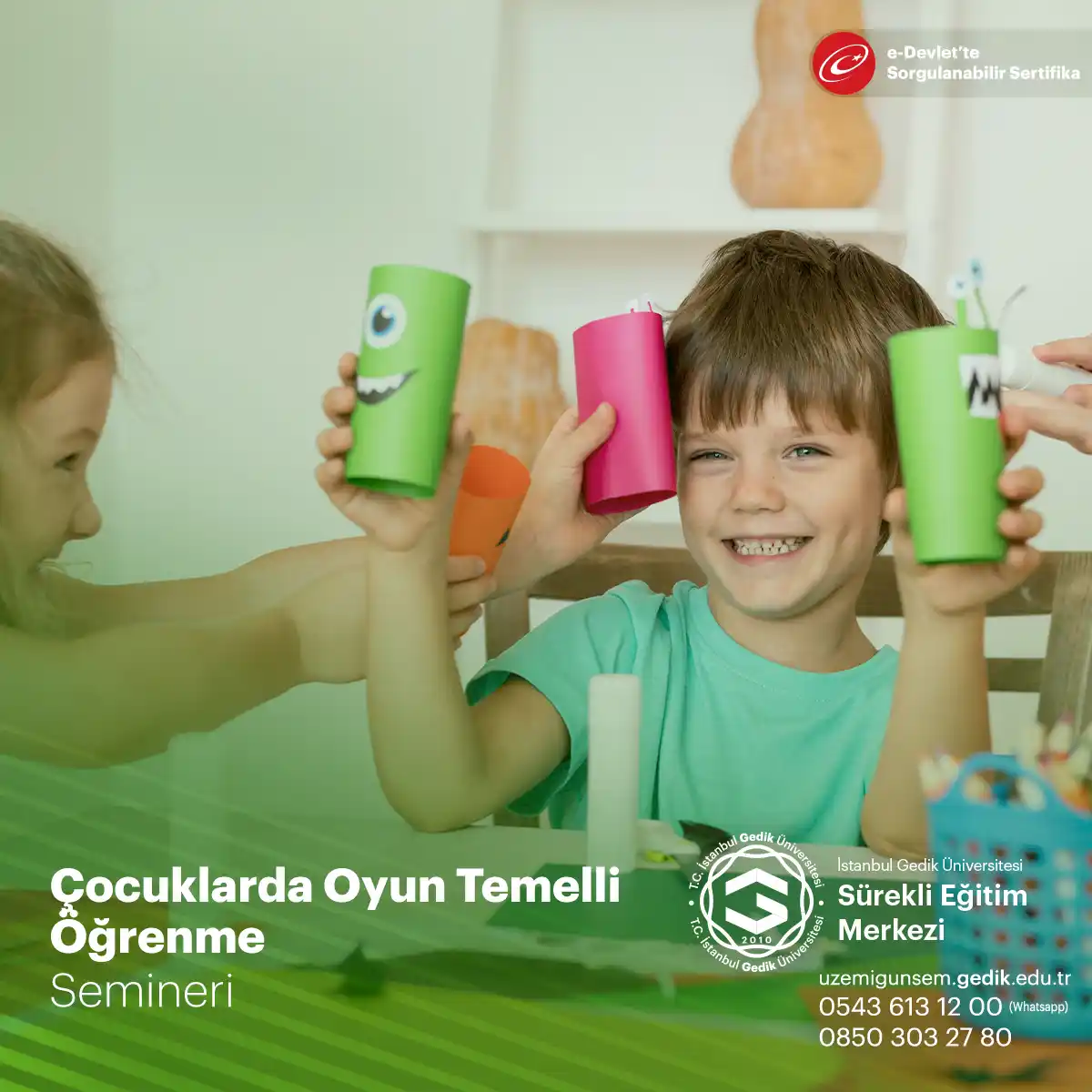 Çocuklarda Oyun Temelli Öğrenme Semineri