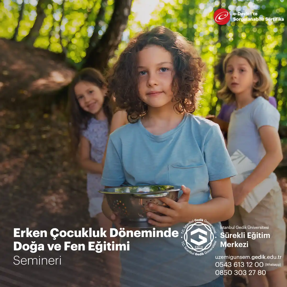 Erken Çocukluk Döneminde Doğa ve Fen Eğitimi Semineri