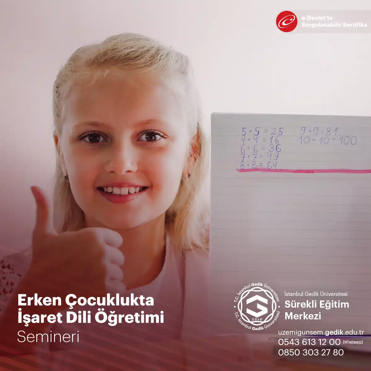 Erken Çocuklukta İşaret Dili Öğretimi Semineri