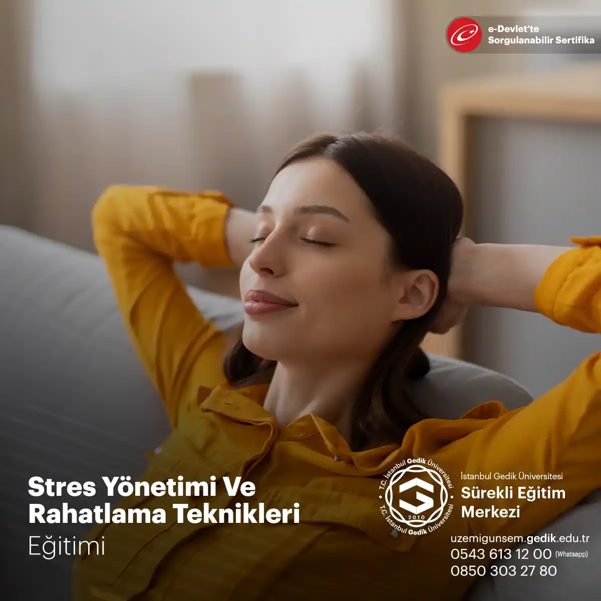 Stres Yönetimi ve Rahatlama Teknikleri Semineri