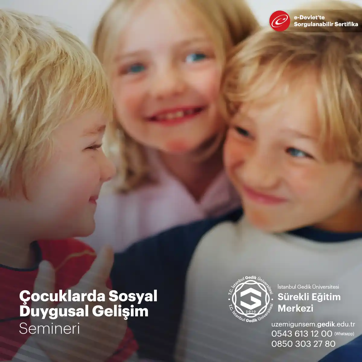Çocuklarda Sosyal Duygusal Gelişim Semineri