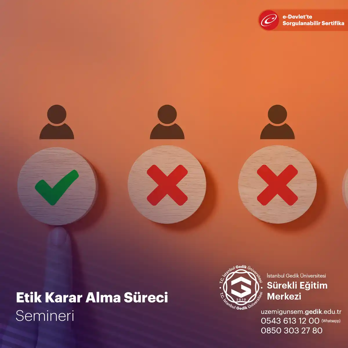 Etik Karar Alma Süreci Semineri