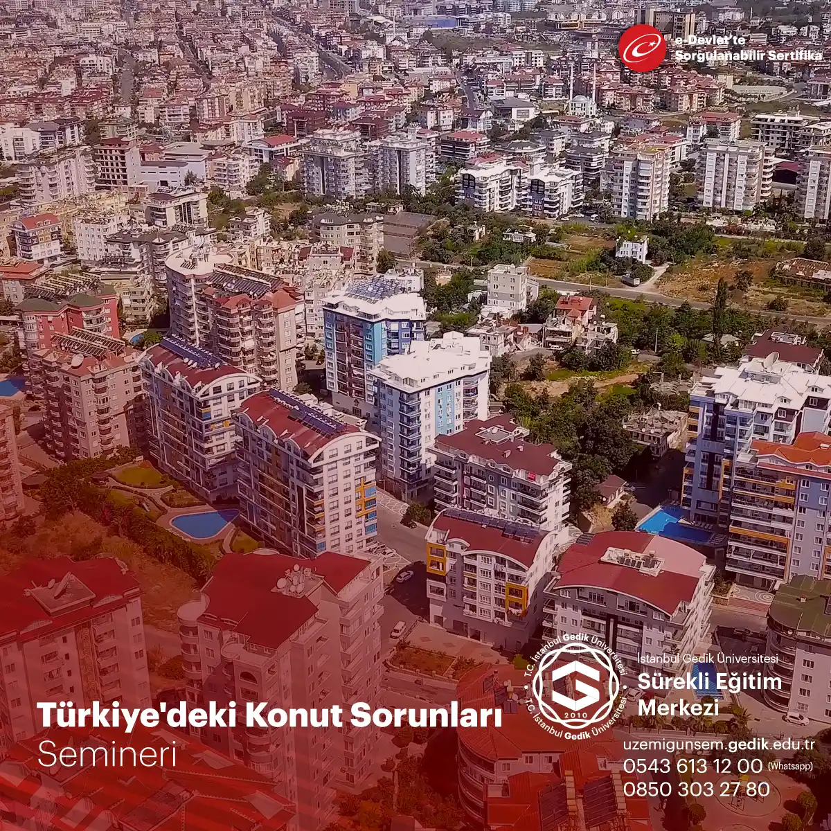 Türkiye'deki Konut Sorunları Semineri